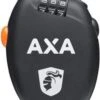 Axa Roll - Retractable Kabelcijferslot - 75 Cm - Zwart - AXA Cijferslot - Kabelslot - Voor Ski's - Snowboards - Fiets - Gereedschap - Racefiets - Mountainbike - Backpack