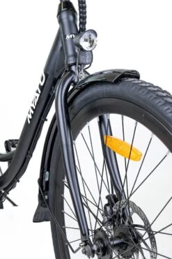 Myatu E-bike 26 Inch City Pedelec Voor Dames En Heren, Elektrische Fiets Met 12,5Ah Accu, 6 Versnellingen Shimano, Derailleur Versnellingen, Achter Motor 250 W-Zwart -Fietsenwinkel 800x1200 11