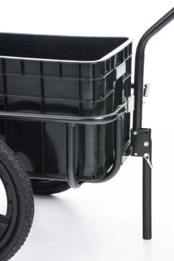 CLP Aanhanger Voor Fietsen WILLY, Dekzeil, Universele Koppeling Zwart -Fietsenwinkel 800x1200 3