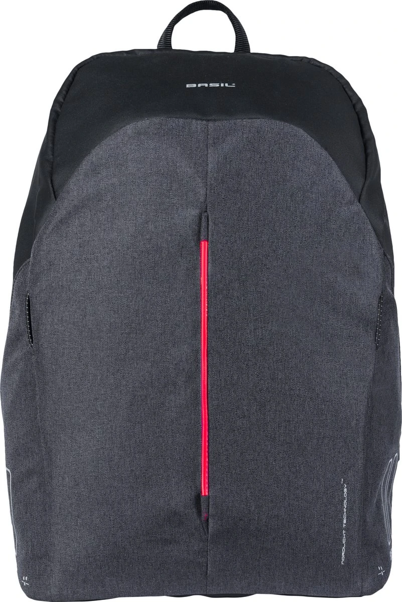 Basil B-Safe Commuter Fietsrugzak Nordlicht - Voor 15,6inch Laptop - Zwart - 18 Liter 14 Basil B-Safe Commuter Fietsrugzak Nordlicht - Voor 15,6inch Laptop - Zwart - 18 Liter - Image 12