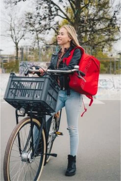 Gerecyclede Fietskrat Urban Proof 30 Liter - Donkerblauw -Fietsenwinkel 803x1200 3