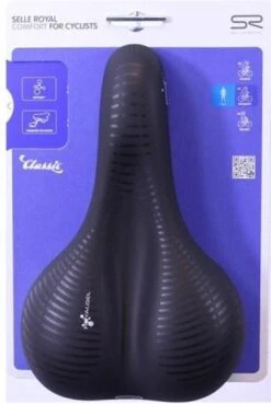 Selle Royal Avenue Moderate 8467 - Fietszadel - Gel - Zwart -Fietsenwinkel 803x1200 8