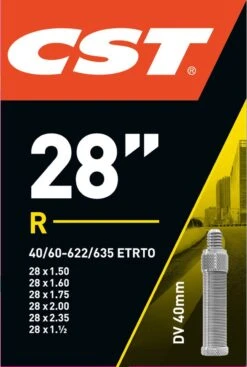 Cst Binnenband 28 X 1.50/2.35 Inch (40/60-622/635) Dv 40 Mm 11 Cst Binnenband 28 X 1.50/2.35 Inch (40/60-622/635) Dv 40 Mm -Fietsenwinkel 808x1200 1