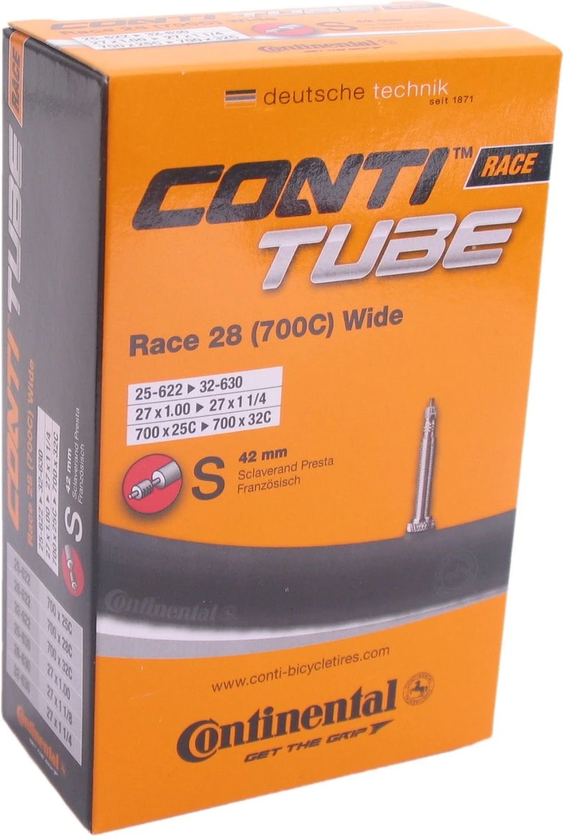 Continental Binnenband 28 Inch (25/32-622) Fv 42mm Zwart 3 Continental Binnenband 28 Inch (25/32-622) Fv 42mm Zwart