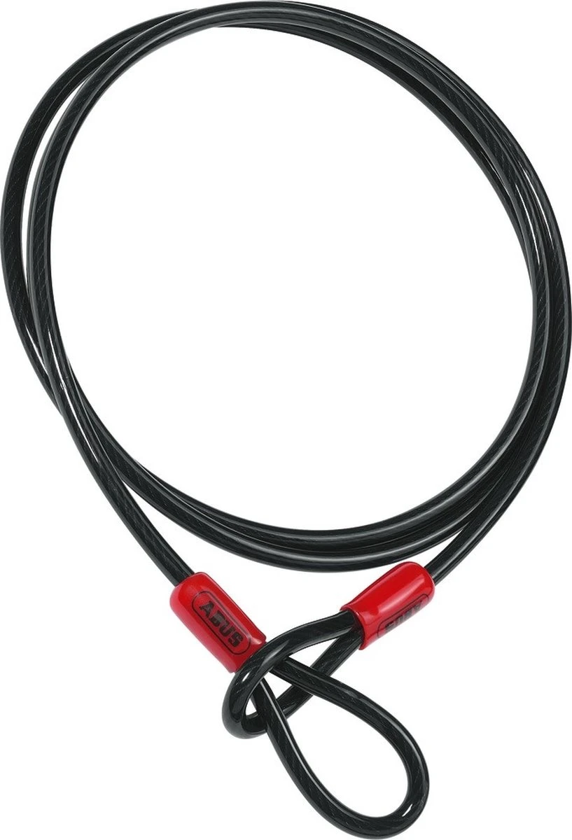 ABUS Staalkabel - Diameter 10mm - 200cm - Zonder Slot - Zwart 3 ABUS Staalkabel - Diameter 10mm - 200cm - Zonder Slot - Zwart