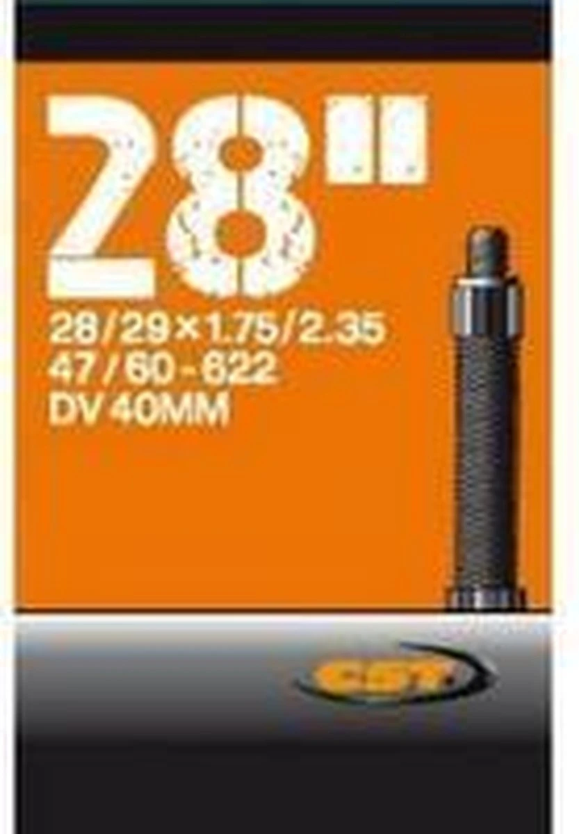 Cst Binnenband 28 X 1.50/2.35 Inch (40/60-622/635) Dv 40 Mm 4 Cst Binnenband 28 X 1.50/2.35 Inch (40/60-622/635) Dv 40 Mm - Afbeelding 2