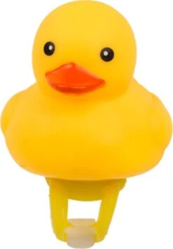 Merkloos Piepende Eend Met Led Licht Voor Op De Fiets -Fietsenwinkel 835x1200 1