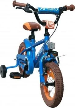 Amigo Sports Jongensfiets - Kinderfiets 12 Inch - Blauw -Fietsenwinkel 836x1200