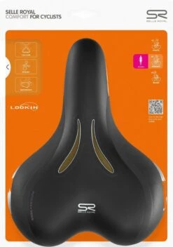 Selle Royal Lookin Moderate 5235 - Fietszadel - Zwart -Fietsenwinkel 841x1200 1