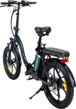 Hitway BK6 Elektrische Fiets | Opvouwbare E-bike | 20 Inch Fat Tire | 350W Motor | 10Ah | Zwart/Groen -Fietsenwinkel 842x1200 1
