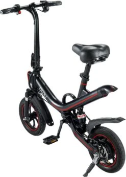 [ Ouxi V1 ] [Elektrische Vouwfiets ] [ Zwart Met Rood ] [ 250W] [actieradius 35 Km ] [snelheid 25km/h ] -Fietsenwinkel 856x1200 4
