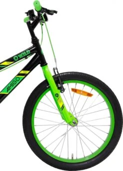 Amigo Wild - Mountainbike 20 Inch - Voor Jongens En Meisjes - Zwart/Groen -Fietsenwinkel 864x1200 1