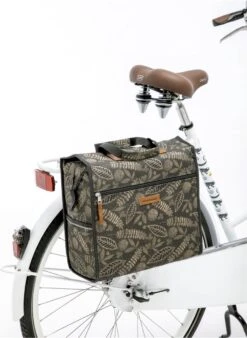 New Looxs Lilly Nomi Enkele Fietstas - Afneembaar Shopper - 18 Liter - Groen -Fietsenwinkel 876x1200