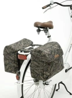 New Looxs Joli Double Nomi Double Fietstas - 37 Liter - Groen -Fietsenwinkel 882x1200
