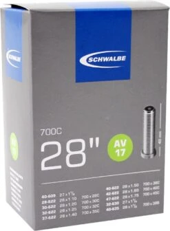 Schwalbe Binnenband - AV17 - 28 Inch X 1.10 - 1.75 - Auto Ventiel - 40mm -Fietsenwinkel 883x1200 1
