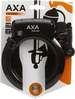Axa Defender - Ringslot - Zwart - Met Insteekmogelijkheid - ART2 Goedgekeurd -Fietsenwinkel 915x1200