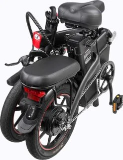 F-Wheel DYU A5 - Elektrische Vouwfiets - E Bike - 14 Inch - 7.5 Ah - 25km/u - Zwart -Fietsenwinkel 920x1200 1