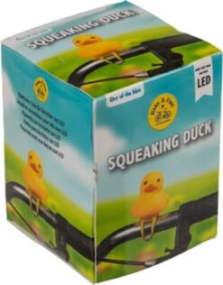 Merkloos Piepende Eend Met Led Licht Voor Op De Fiets -Fietsenwinkel 938x1200