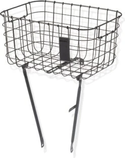 Basil Robin Fietsmand - Voor - Inclusief Bevestigingsmateriaal - Zwart -Fietsenwinkel 948x1200