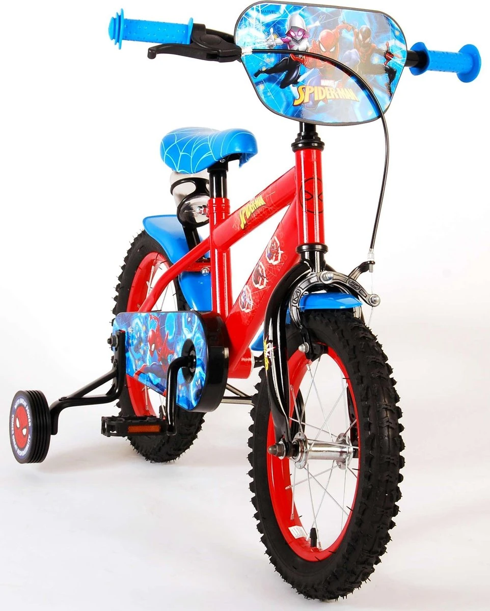 Volare Ultimate Spider-Man Kinderfiets - Jongens - 14 Inch - Rood/Blauw 12 Volare Ultimate Spider-Man Kinderfiets - Jongens - 14 Inch - Rood/Blauw - Image 10