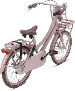 Valetta Cargo - Transportfiets - Meisjesfiets - 20 Inch - Mat Flamingo -Fietsenwinkel 987x1200 1